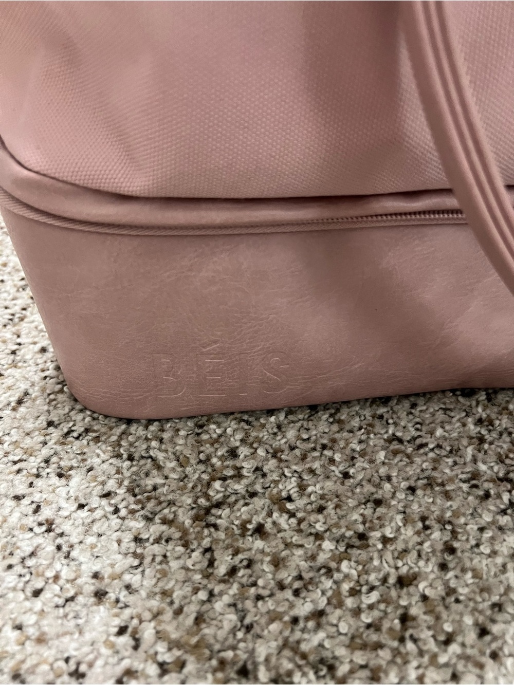 BEIS Original Convertible Mini Weekender Bag - Pink - Picture 3 of 5